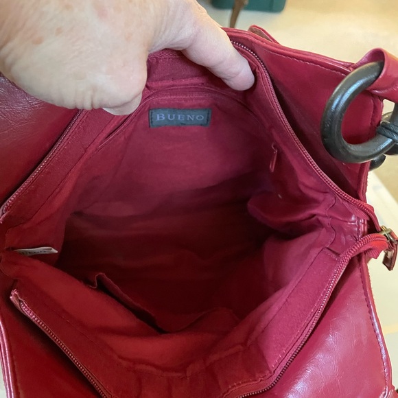 Elegant Red Leather Women's Bag - Picture 3 of 3